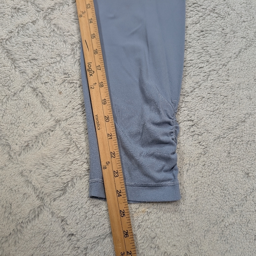 Lululemon Leggings Womens 10 Blue Chambray Align HR Crop 24” Twist Waist - Picture 6 of 9